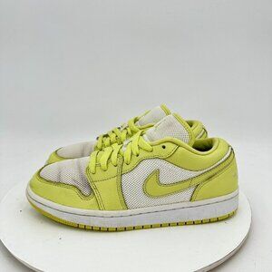 Nike Air Jordan 1 Women Size 7.5 DH9619-103 Limelight Summit White Yellow Shoes